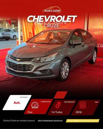 CHEVROLET CRUZE 1.4 TURBO LT 16V FLEX 4P AUTOMÁTICO CHEVROLET CRUZE 1.4 TURBO LT 16V FLEX 4P AUTOMÁTICO